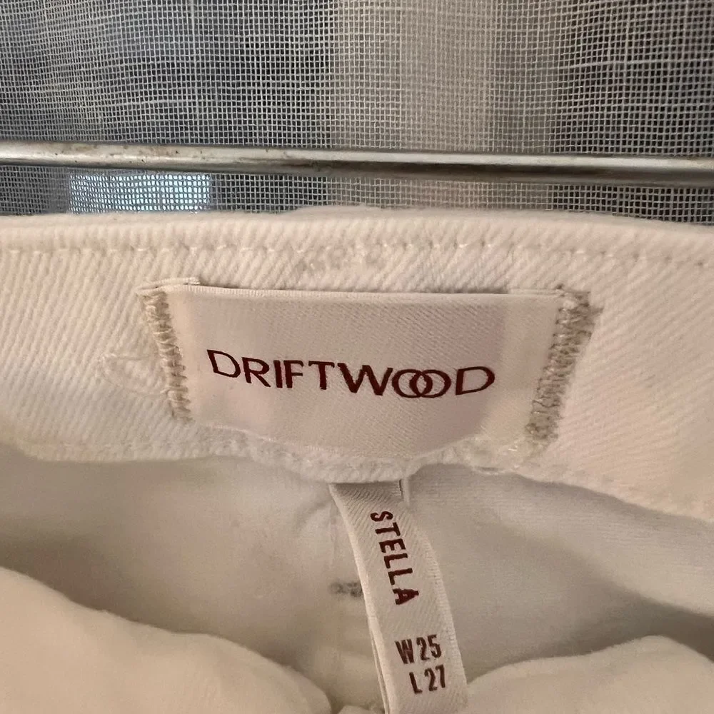 DRIFTWOOD x Sundance Stella Classic Straight Jeans in Cloud White - Picture 5 of 7